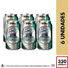 Cerveza Kaufmann Lata 330ml x 6 Unds