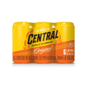 Cerveza Central Lata 330ml x 6 Unds