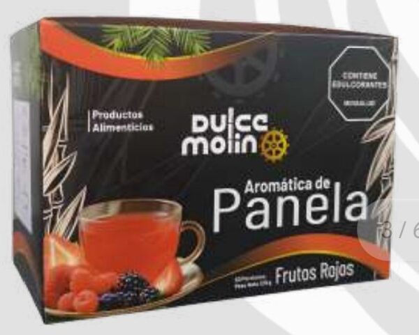 Aromática De Panela Dulce Molino Sabor Frutos Rojos *20 x18g