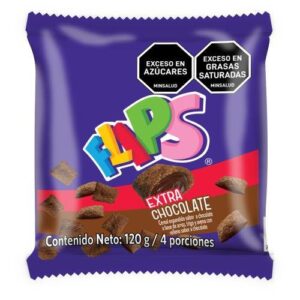 Cereal Flips Sabor Extra Chocolate Bolsa x120g