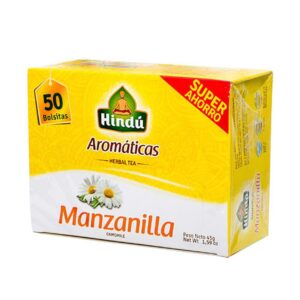 Hindú Aromáticas Manzanilla x 50 Bolsitas *45g