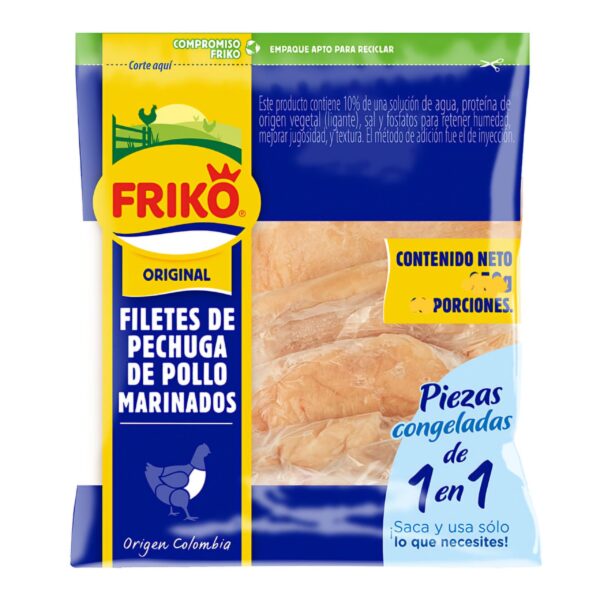 Friko Filetes De Pechuga De Pollo Marinados x 425 g