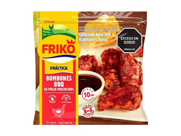 Friko Bombones BBQ De Pollo Precocidos x 500 g