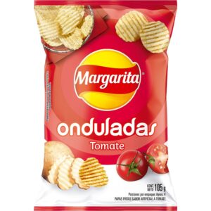 Papas Margarita Onduladas Tomate X105g
