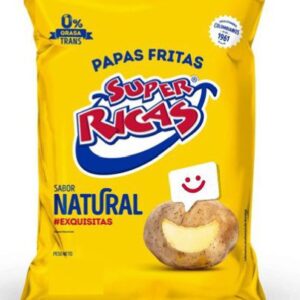Papas Sabor Natural X30g Super Ricas