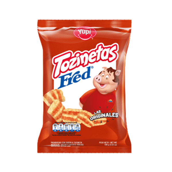 Tozinetas Yupi Fred Las Originales Con Miel x25g