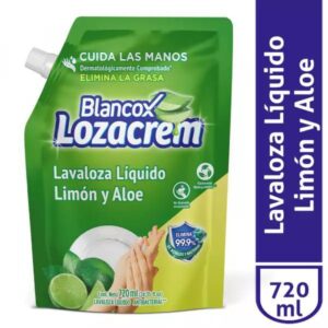 Lavaloza Blancox Lozacrem Liquido Limón y Aloe DoyPack x720ml