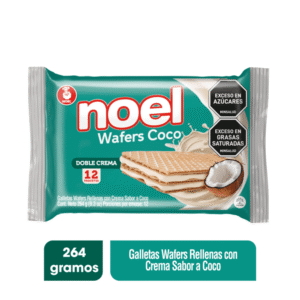 Galletas Noel Wafers Coco 12 Paq x264g