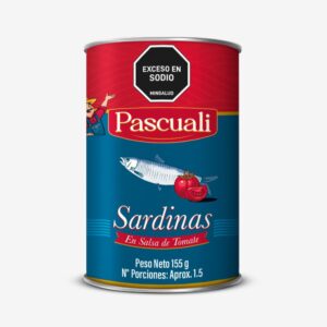 Sardinas Pascuali Conservas En Salsa De Tomate x 155g