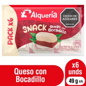 Queso Del Rancho Combinado Con Bocadillo Bolsa 6unds x49g c/u