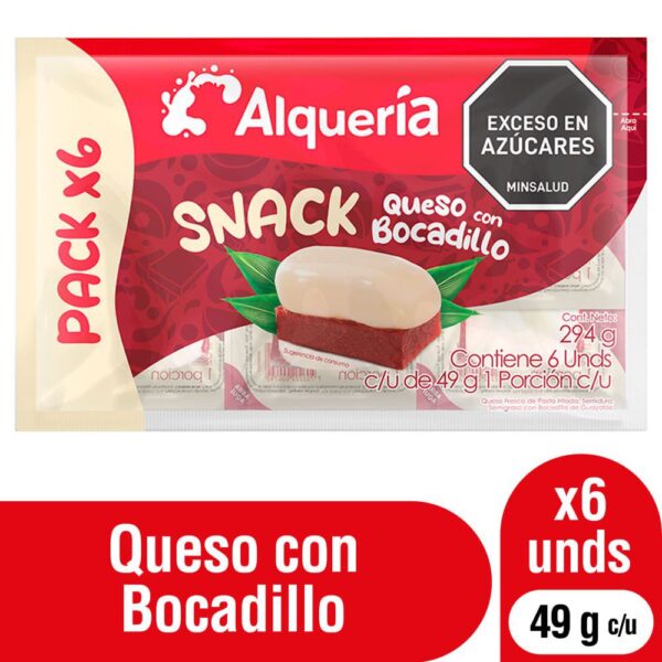 Queso Del Rancho Combinado Con Bocadillo Bolsa 6unds x49g c/u