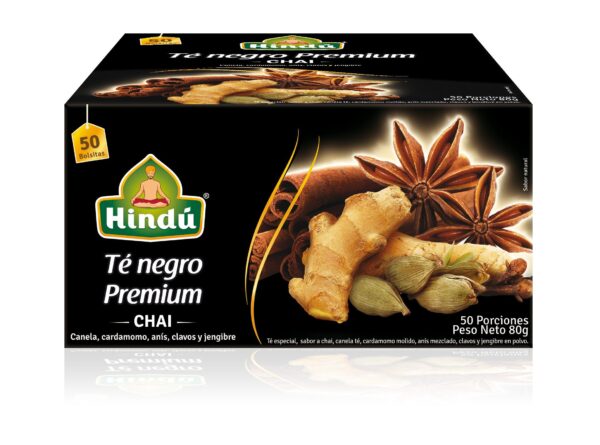 Té Negro Hindú Premium Chai 20 Bolsitas x32g