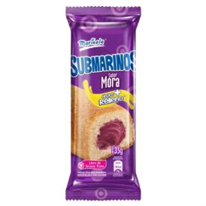 Ponque Submarino Marinera Sabor Mora x 35g