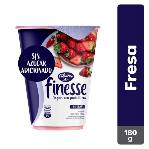 Yogurt Alpina Finesse Fresa x180g