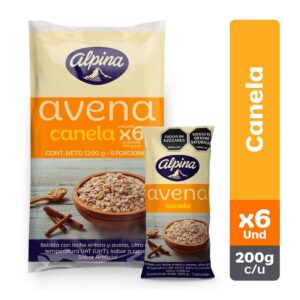 Avena Alpina Canela SixPack x200g c/u (1200g)