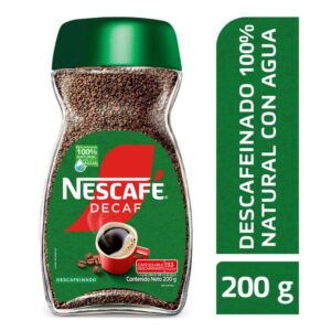 Café Nescafé® Decaf Descafeinado Instantáneo x200g