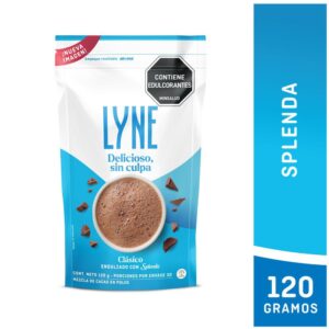 Chocolate Lyne Clásico Con Splenda En Polvo DP x120g