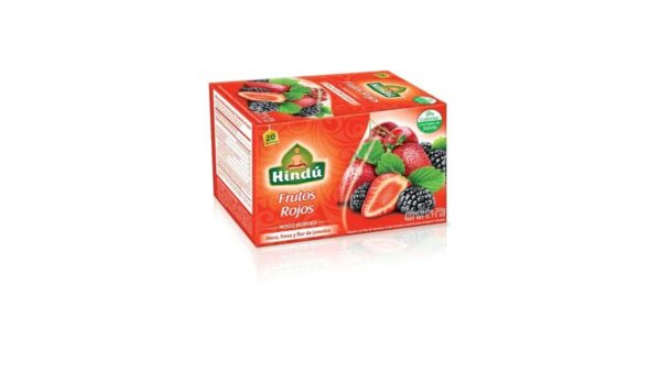 Hindú Té Infusión Frutos Rojos x20 Bolsitas *20g