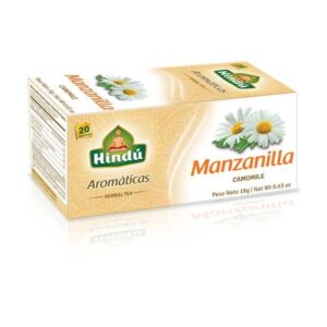Hindú Aromáticas Manzanilla x20 Bolsitas *18g