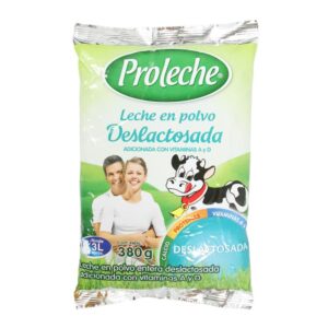 Leche en Polvo Proleche Semidescremada Deslactosada x380g