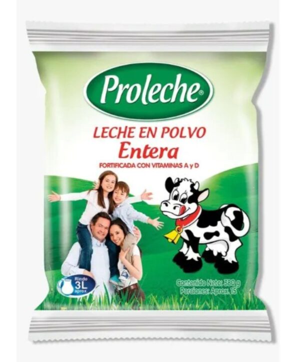 Leche en Polvo Proleche Entera x380g