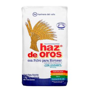Harina De Trigo Haz De Oros Con Polvo Para Hornear x1kg