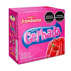 Gelatina Gel'Hada Sabor Frambuesa x35g