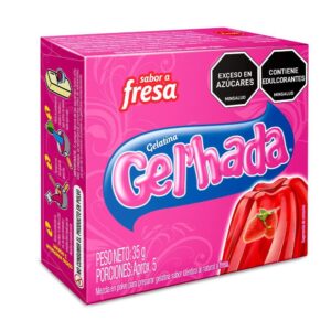 Gelatina Gel'Hada Sabor Fresa x35g