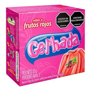 Gelatina Gel'Hada Sabor Frutos Rojos x35g