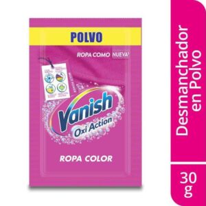 Desmanchador Vanish Oxi Action Para Ropa Color En Polvo x30g