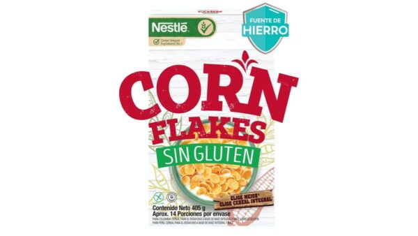 Cereal Nestlé Corn Flakes Sin Gluten Caja x405g