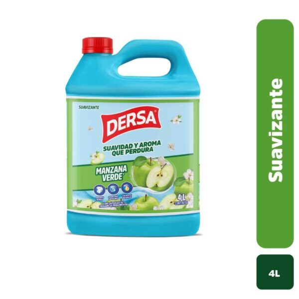 Suavizante Dersa Manzana Verde Garrafón x4L