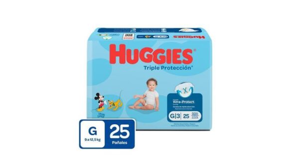 Pañales Huggies Triple Protección G3 x25Und