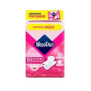 Toallas Protectoras Nosotras Invisible Rapigel x30Unds