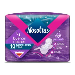 Toallas Nosotras Nocturna Clásica x10und