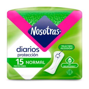 Toallas Protectoras Nosotras Diarios Normal x15und