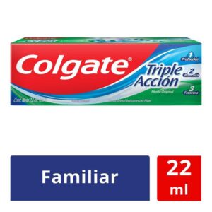 Crema Dental Colgate Triple Acción Menta Original x22ml