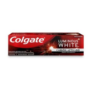 Crema Dental Colgate Luminous White Carbón Activado x75ml