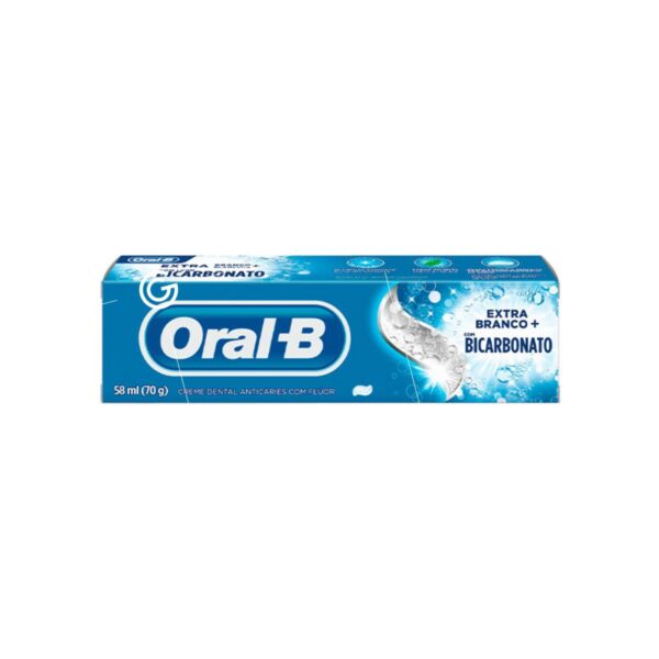 Crema Dental Oral-B Extra Blanco + Bicarbonato x58ml (70g)