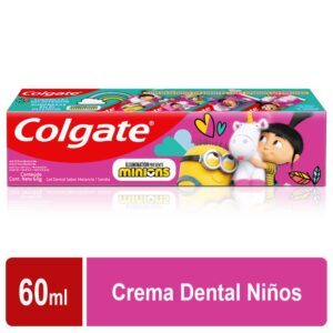 Crema Dental Colgate Para Niños Minions Sabor Sandía x60g