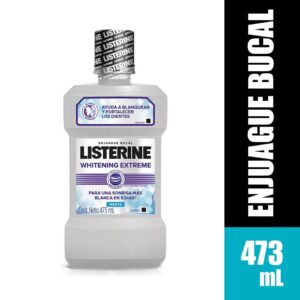 Enjuague Bucal Listerine Whitening Extreme Menta x473ml