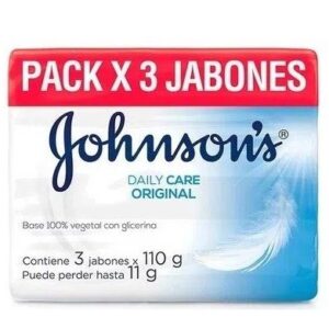 Jabón Para Piel Johnson's Daily Care Original 3Und 110g C/U (330g)
