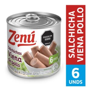 Salchichas Viena De Pollo Zenú x 150g