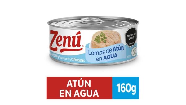 Lomos Zenú Atun En Agua 2 Porciones x160g