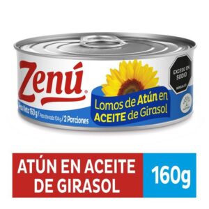 Lomos Zenú Atun En Aceite De Girasol 2 Porciones x160g