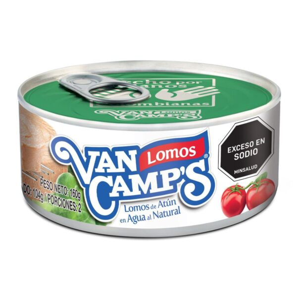 Atún Van Camp's Lomitos En Agua Al Natural x 160g