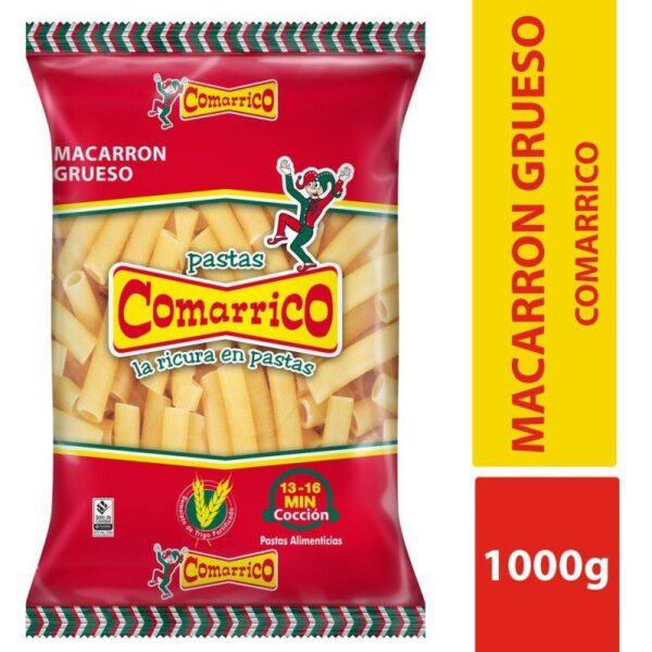 Pasta Comarrico Macarrón Grueso x1000g