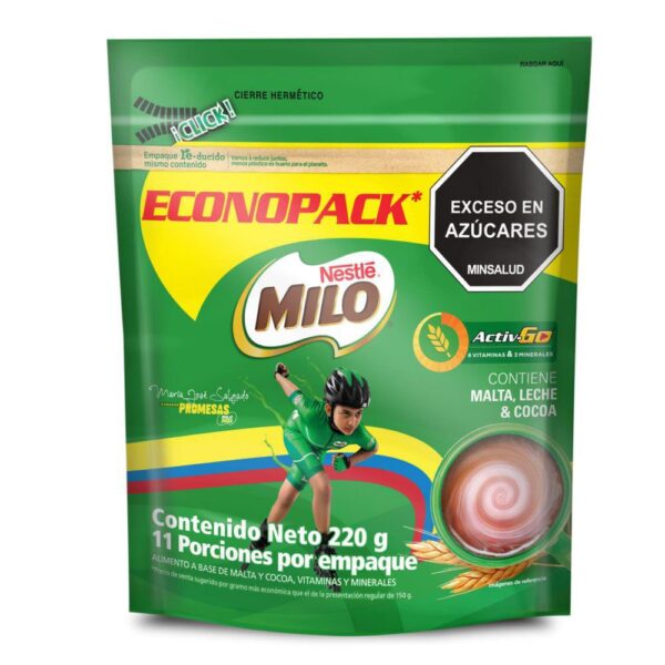 Bebida Achocolatada Nestlé Milo Activ-Go DP x220g