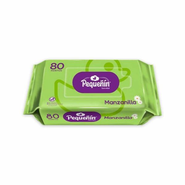 Pañitos Húmedos Pequeñín Manzanilla x 80und