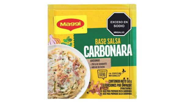 Base Maggi Salsa Carbonara Sobre x50g